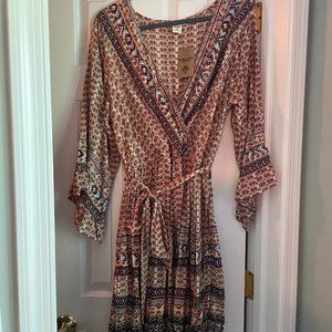 Boho Wrap Dress